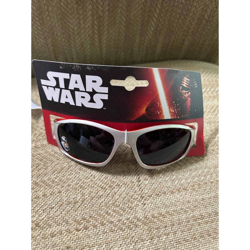 Star Wars Kids Sunglasses Silver Red BB-8 Droid The Force Awakens UV Protection